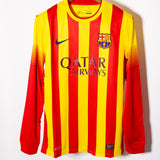 Barcelona 2013-14 Messi Long Sleeve Away Kit NWT (M)
