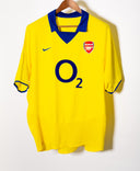 Arsenal 2003-04 Bergkamp Away Kit (XL)