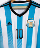 Argentina 2014 Messi Long Sleeve Home Kit (XL)