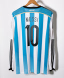 Argentina 2014 Messi Long Sleeve Home Kit (XL)