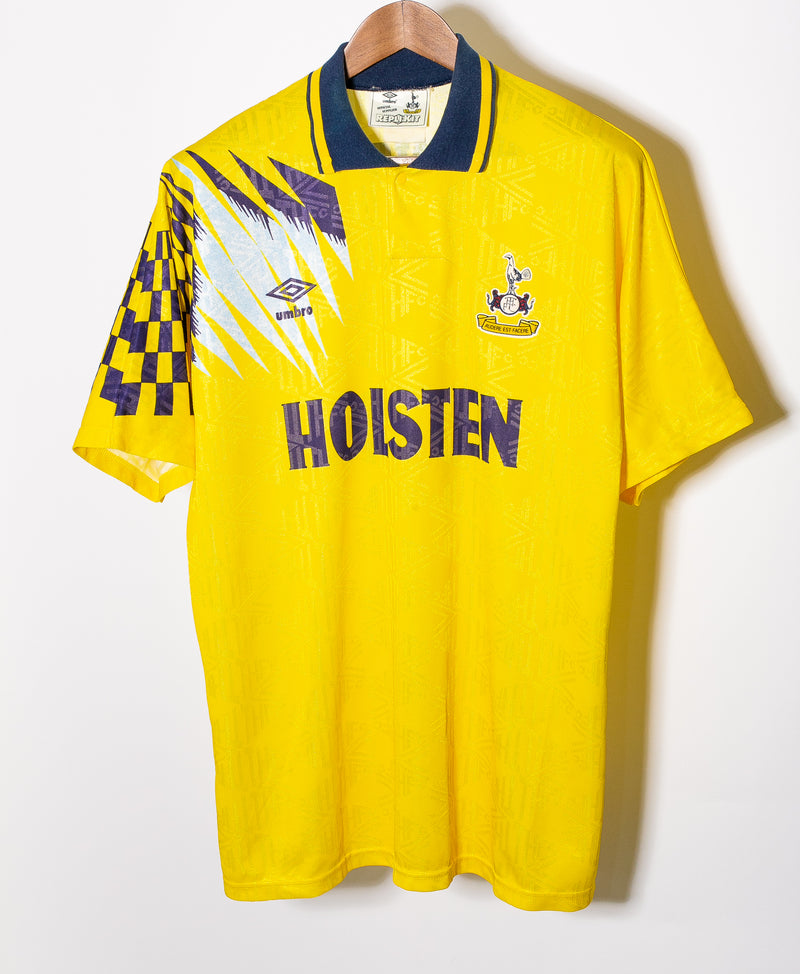 Tottenham Hotspur 1992-93 Sheringham Away Kit (XL)