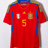 Spain 2010 Puyol Home Kit (L)