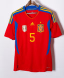 Spain 2010 Puyol Home Kit (L)