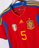 Spain 2010 Puyol Home Kit (L)
