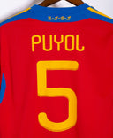 Spain 2010 Puyol Home Kit (L)