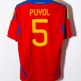 Spain 2010 Puyol Home Kit (L)