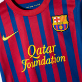 Barcelona 2011-12 Messi Home Kit (S)