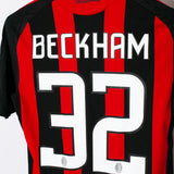 AC Milan 2008-09 Beckham Home Kit (S)