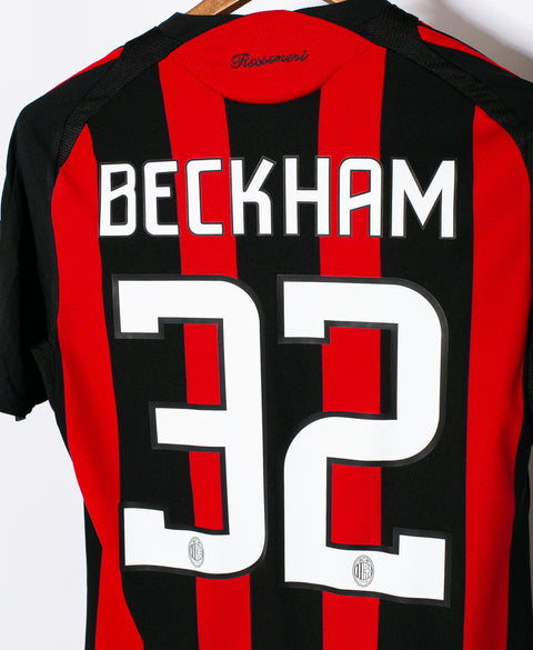 AC Milan 2008-09 Beckham Home Kit (S)