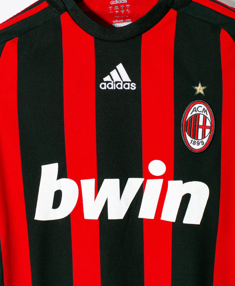 AC Milan 2008-09 Beckham Home Kit (S)