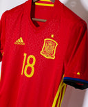 Spain 2016 Jordi Alba Home Kit (S)