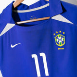Brazil 2002 Ronaldinho Away Kit (L)
