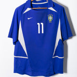 Brazil 2002 Ronaldinho Away Kit (L)