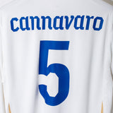 Italy 2010 Cannavaro Long Sleeve Away Kit (2XL)