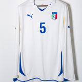 Italy 2010 Cannavaro Long Sleeve Away Kit (2XL)