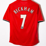 Manchester United 2000-02 Beckham Home Kit (XS)
