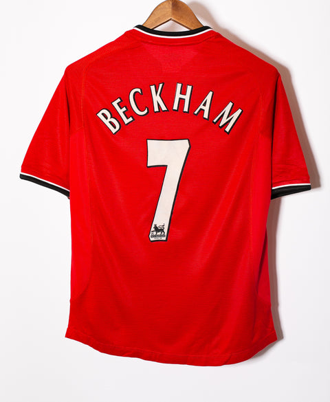 Manchester United 2000-02 Beckham Home Kit (XS)