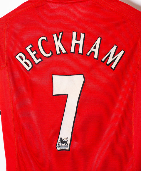 Manchester United 2000-02 Beckham Home Kit (XS)