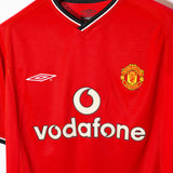 Manchester United 2000-02 Beckham Home Kit (XS)