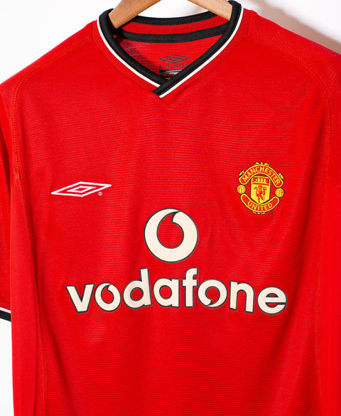 Manchester United 2000-02 Beckham Home Kit (XS)