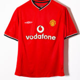 Manchester United 2000-02 Beckham Home Kit (XS)