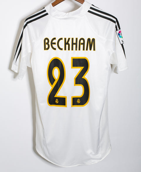 Real Madrid 2004-05 Beckham Player Issue Home Kit (M)