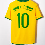 Brazil 2008 Ronaldinho Home Kit (S)