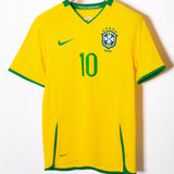 Brazil 2008 Ronaldinho Home Kit (S)