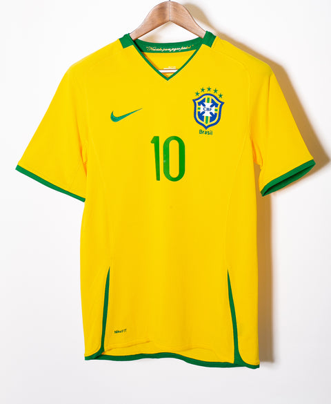 Brazil 2008 Ronaldinho Home Kit (S)