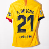 Barcelona 2019-20 F. De Jong Away Kit (S)