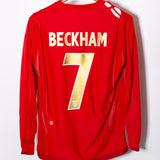 England 2006 Beckham Long Sleeve Away Kit (S)