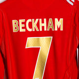 England 2006 Beckham Long Sleeve Away Kit (S)