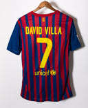 Barcelona 2011-12 David Villa Home Kit (L)
