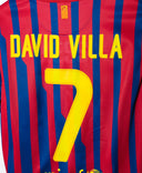 Barcelona 2011-12 David Villa Home Kit (L)