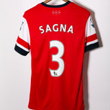 Arsenal 2013-14 Sagna Home Kit (S)