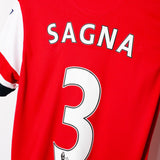 Arsenal 2013-14 Sagna Home Kit (S)