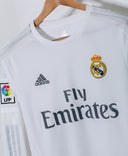 Real Madrid 2015-16 Modric Long Sleeve Home Kit (M)