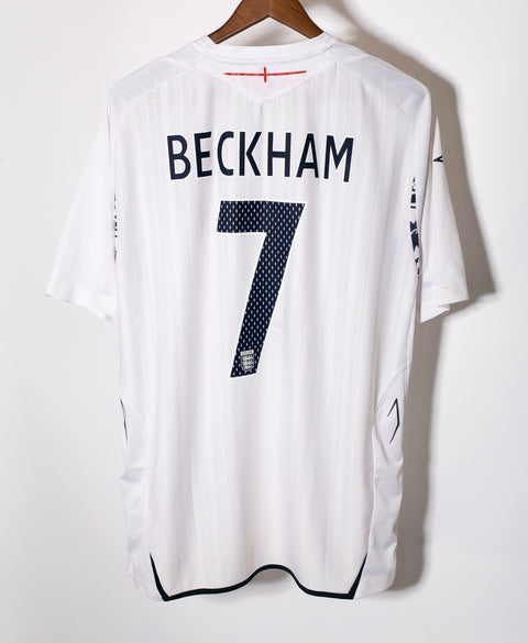 England 2008 Beckham Home Kit (XL)