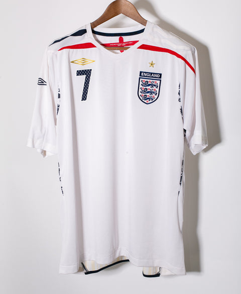 England 2008 Beckham Home Kit (XL)