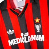 AC Milan 1990-91 Van Basten European Cup Home Kit (M)