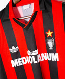 AC Milan 1990-91 Van Basten European Cup Home Kit (M)