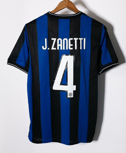 Inter Milan 2010-11 J. Zanetti Home Kit (M)