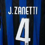 Inter Milan 2010-11 J. Zanetti Home Kit (M)