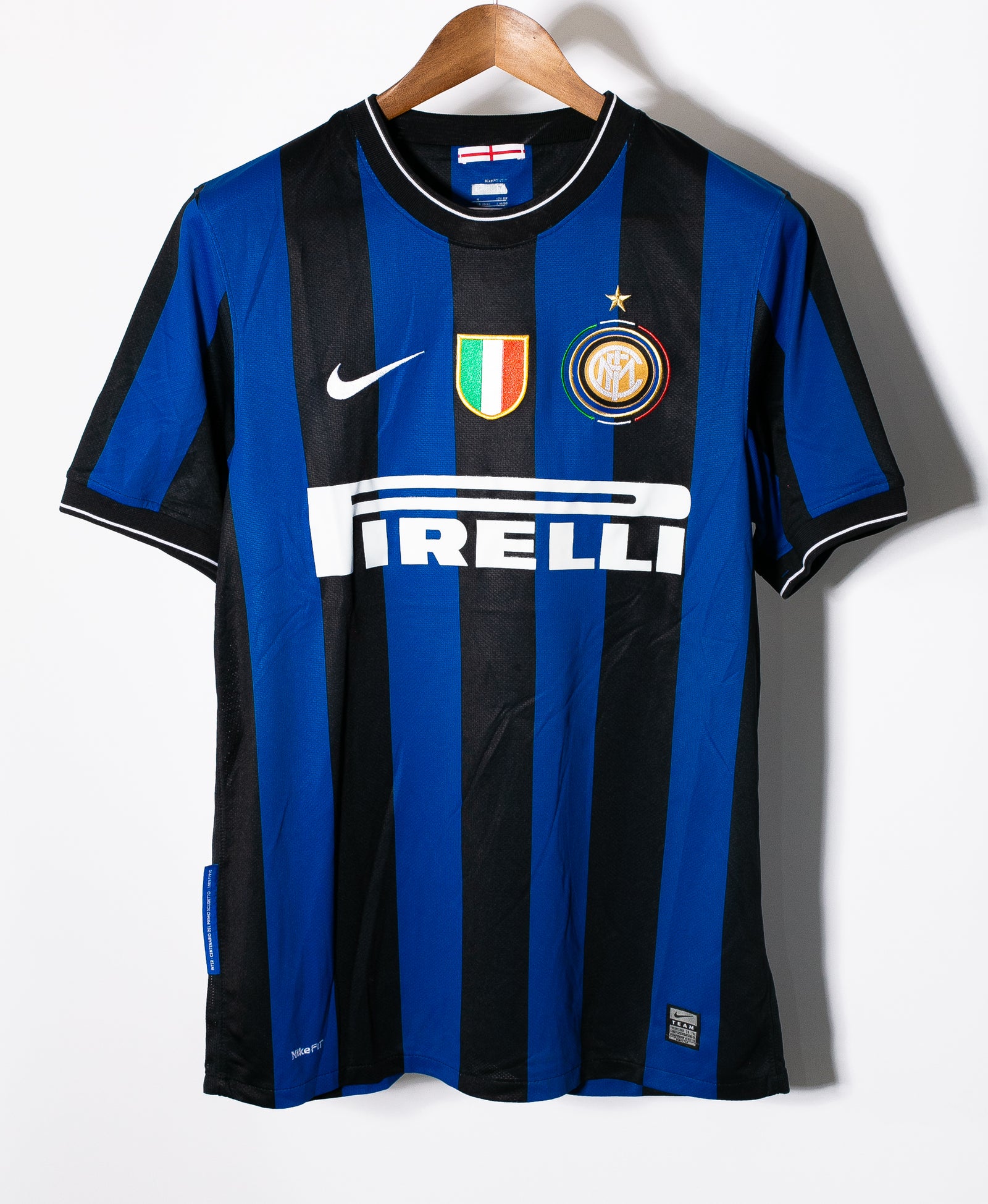 Inter Milan 2010-11 J. Zanetti Home Kit (M)