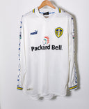 Leeds United 1998-00 Hasselbaink Long Sleeve Home Kit (XL)