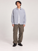 Unisex Boxy Striped Shirt