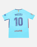 Barcelona 2017-18 Messi away vintage football shirt, size Medium — Nike, back.