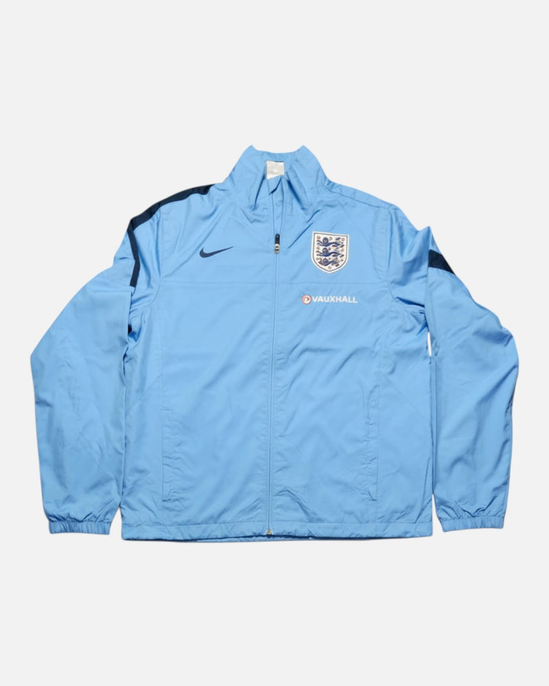 England 2013-14 vintage football jacket, size Large — Nike, front.
