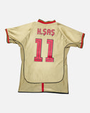 Galatasaray 2002-03 H. Sas fourth vintage football shirt, size XL — Umbro, back.