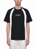 #10 Unisex Raglan Color Block T-Shirt - Black